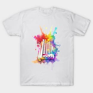 Colourful Keyboard - I love programming T-Shirt